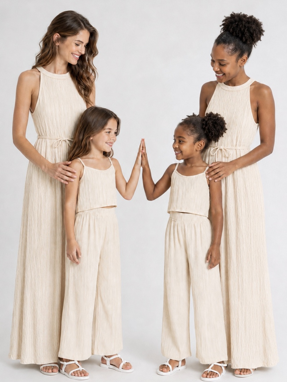 Vacation Sleeveless Maxi Dress-Pastel Beige